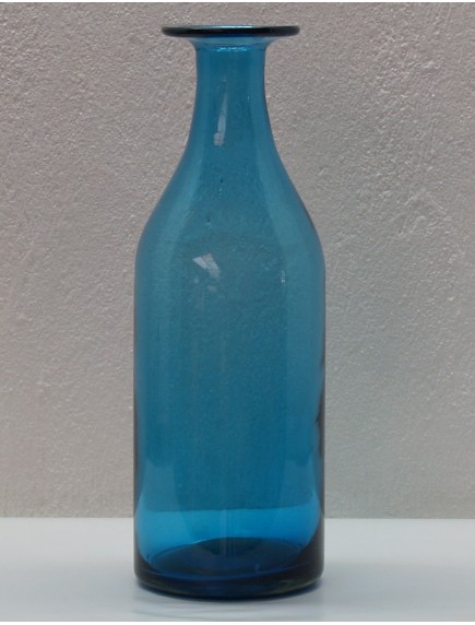 Florero Antiguo Alto Aguamarina