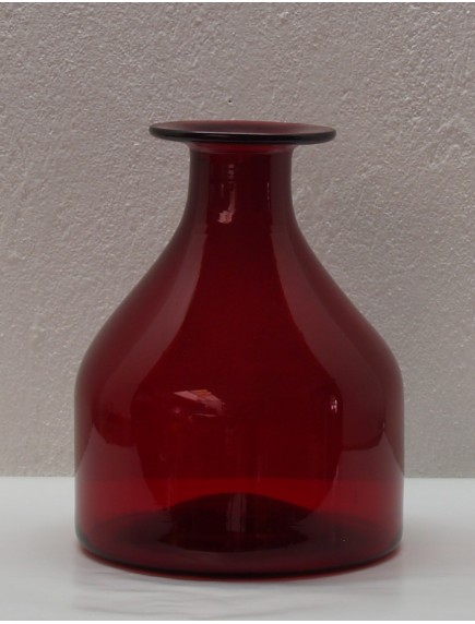 Florero Antiguo Chaparro Rojo