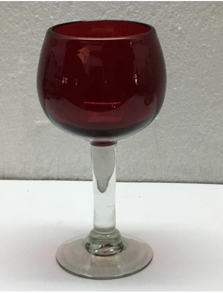 Copa Agua Esferica  Roja 