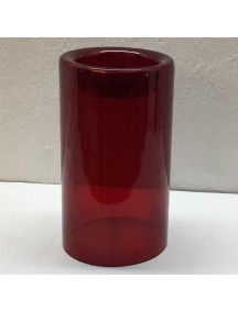  Portavela Minimalista Roja Grande