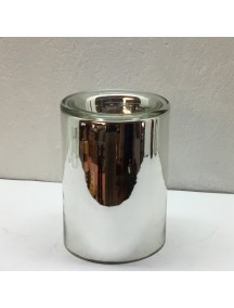  Portavela Minimalista Plata Mediana