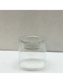  Portavela Minimalista Cristal Chica