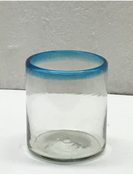 Vaso Rocas Filo Aguamarina (Mínimo 50 Piezas)