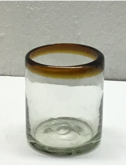 Vaso Rocas Filo Ambar (Mínimo 50 Piezas)