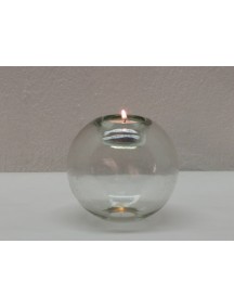 Portavela Esfera Mesa Cristal