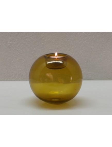 Portavela Esfera Mesa Ambar