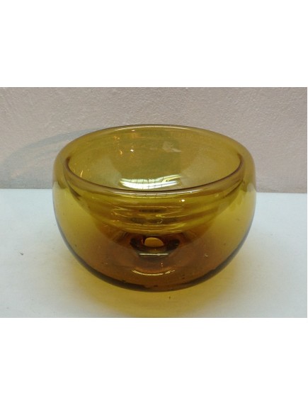 Ensaladera / Maceta Burbuja Ambar