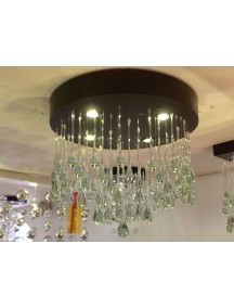 Candil Pastel Redondo Gotas Grande Chocolate