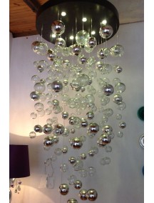 Candil Mega Lineas Burbujas
