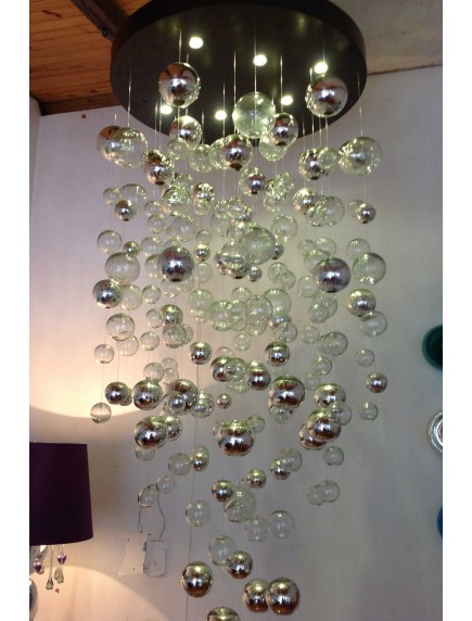 Candil Mega Lineas Burbujas