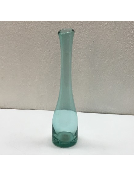 Florero Flauta Aguamarina Mini