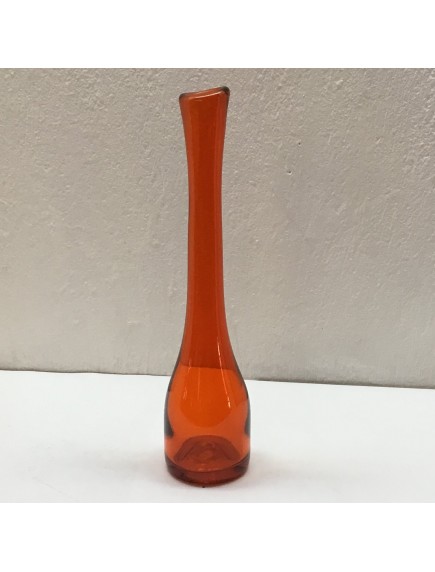 Florero Flauta Naranja Mini