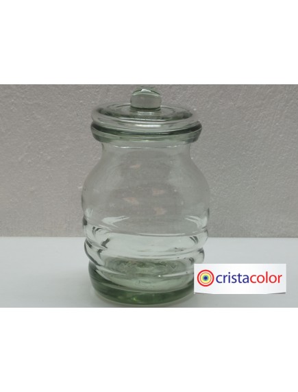 Bombonera Cristal con Tapa