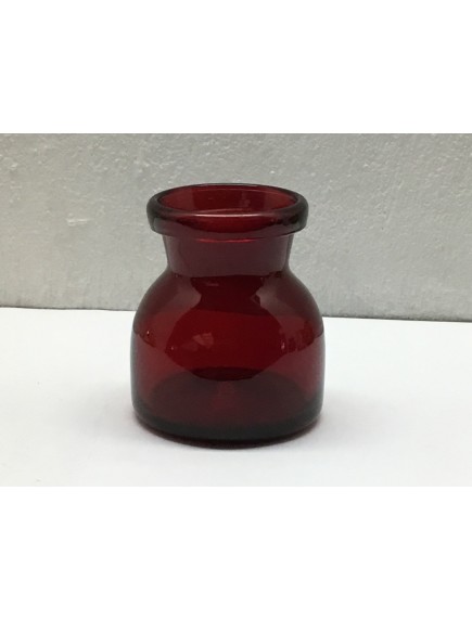 Botella Florero Lechera Roja