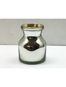 Botella Florero Lechera Plata