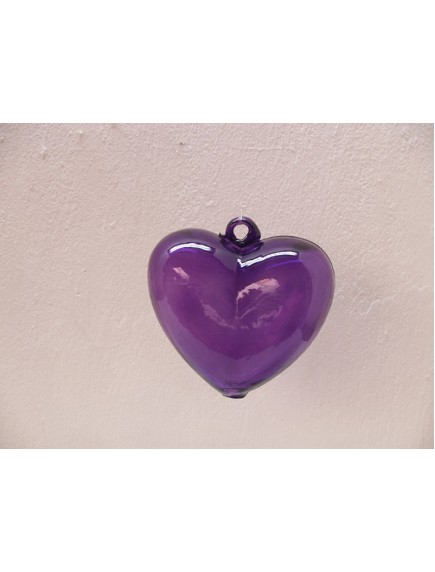 Corazon Colgante Chico Morado