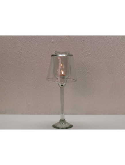 Lampara Veladora Chica Cristal