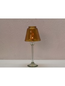 Lampara Veladora Chica Ambar