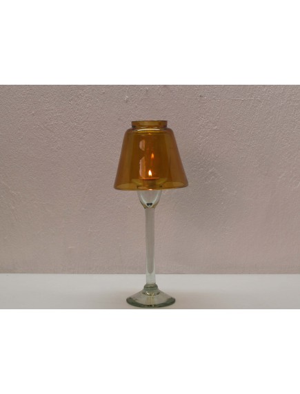 Lampara Veladora Chica Ambar
