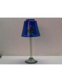 Lampara Veladora Grande Cobalto