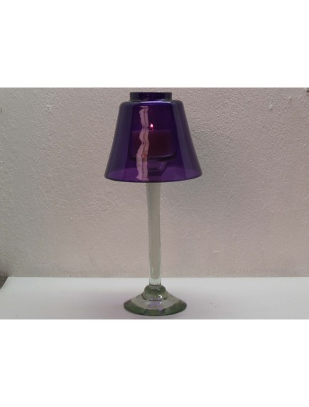 Lampara Veladora Grande Morada