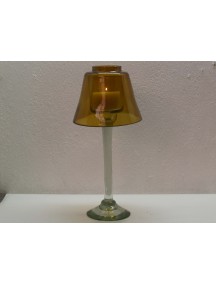 Lampara Veladora Grande Ambar