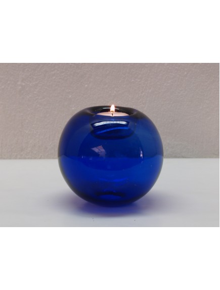 Portavela Esfera Mesa Cobalto