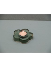 Portavela Flor  Cristal