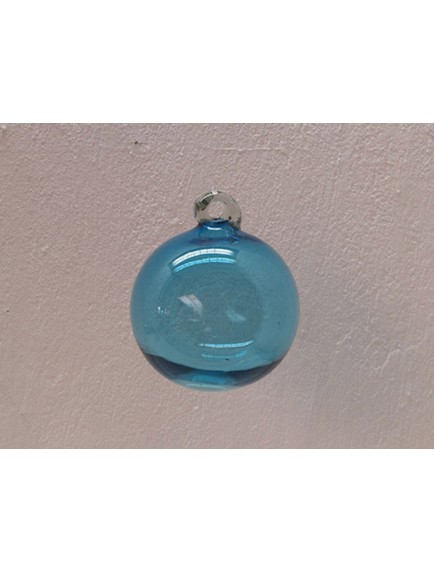 Esfera Asa 12 cm. Aguamarina (MÍNIMO 30 PZAS)