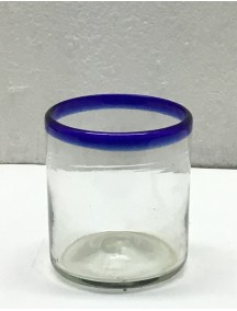 Vaso Rocas Filo Cobalto