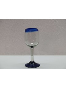 Copa Vino Goblet Filo Cobalto